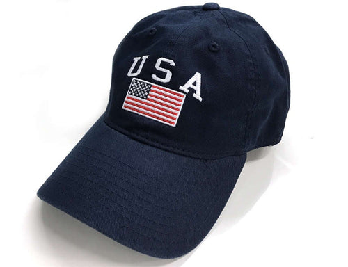 USA American Flag Embroidery Olympics Design Dad Hat