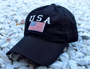 USA American Flag Embroidery Olympics Design Dad Hat