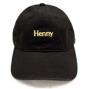 HENNY Gold Embroidery Dad Cap Baseball Hat