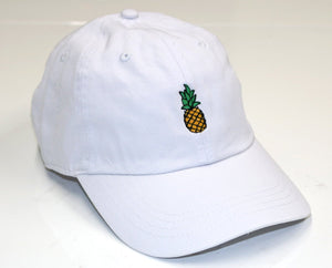 PINEAPPLE Fruit Vintage Cap, Summer Breezy Cap, Beachy Dad Hat